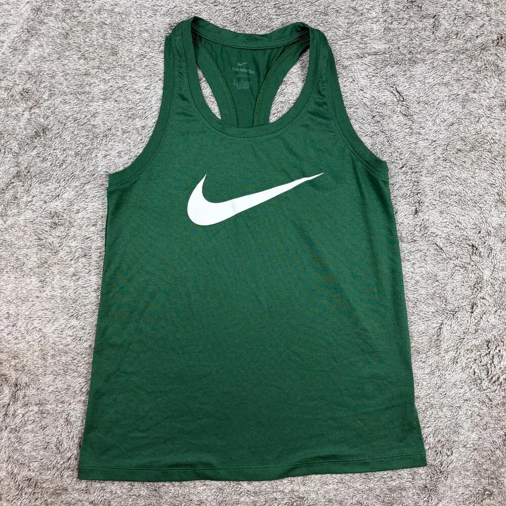 Nike Dri-Fit Tank Women's Small Green